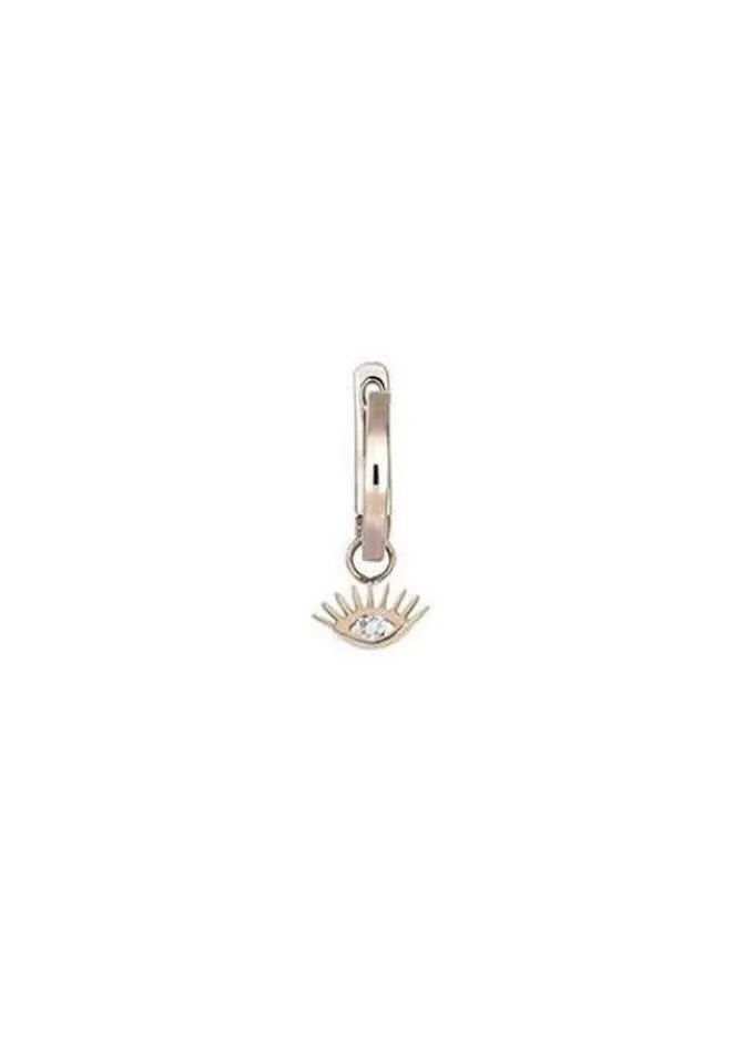 Kismet By Milka Boucle D'Oreille Evil Eye Hoop Diamants Online
