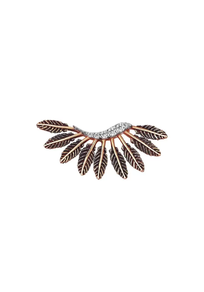 Kismet By Milka Boucle D'Oreille Feather Arc Cheap