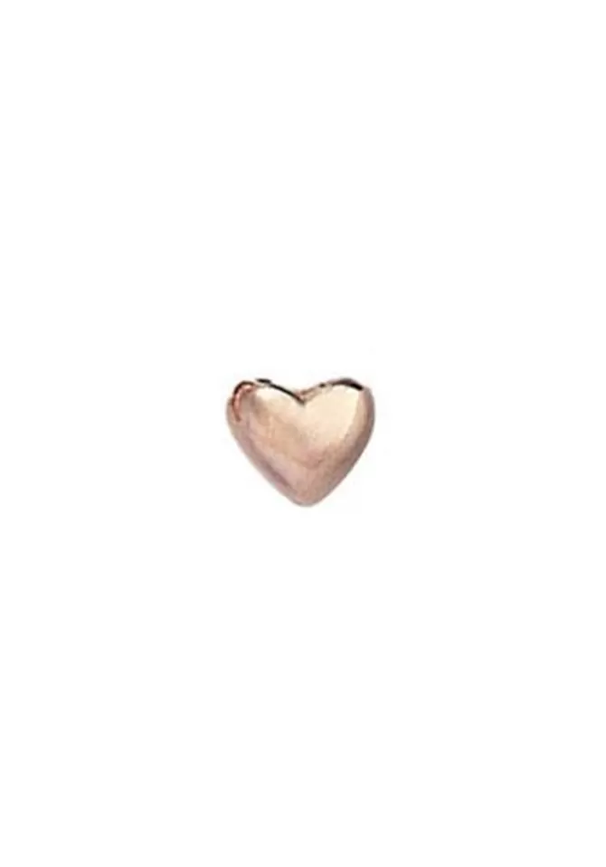 Kismet By Milka Boucle D'Oreille Love Mini Heart Or Jaune New