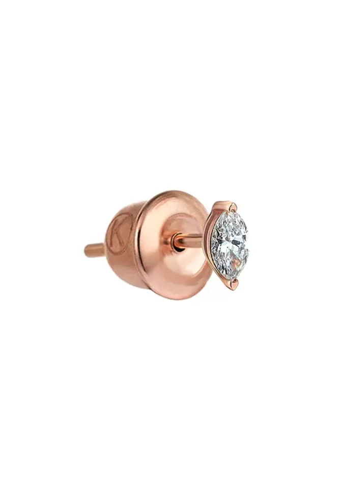 Kismet By Milka Boucle D'Oreille Mini Marquise Solitaire Best Sale