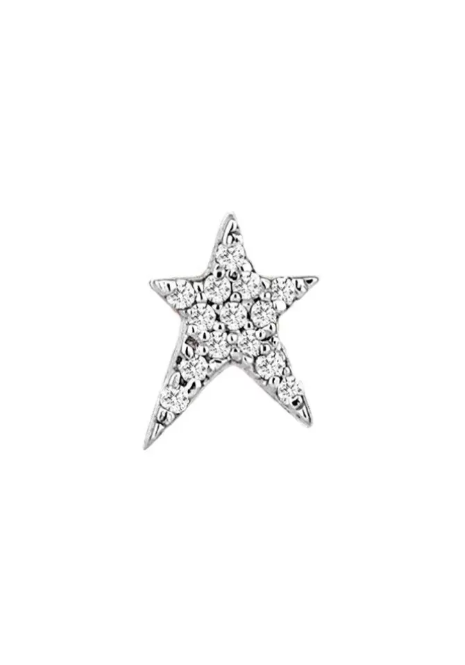 Kismet By Milka Boucle D'Oreille Mini Pavé Struck Star Flash Sale