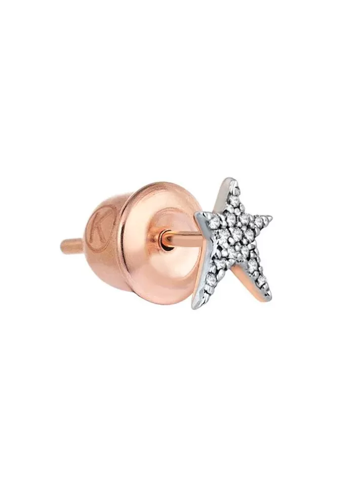 Kismet By Milka Boucle D'Oreille Mini Pavé Struck Star Flash Sale