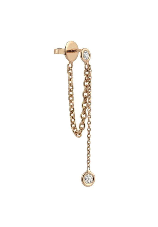Kismet By Milka Boucle D'Oreille Solitaire Duo Best Sale