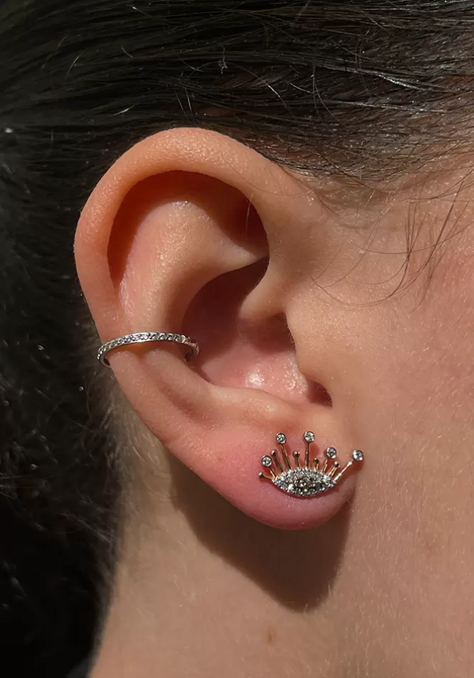 Kismet By Milka Boucle D'Oreille 10th Eye Eternal Vision Cheap