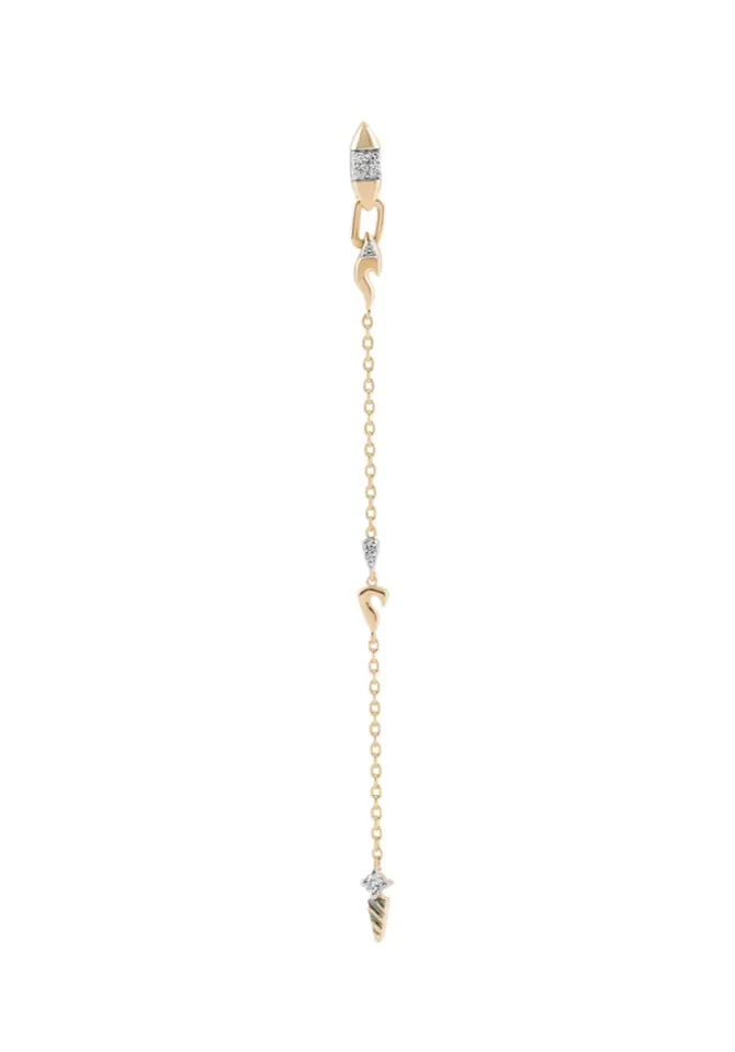 Kismet By Milka Boucle D'Oreille Wildfire Drop Hot