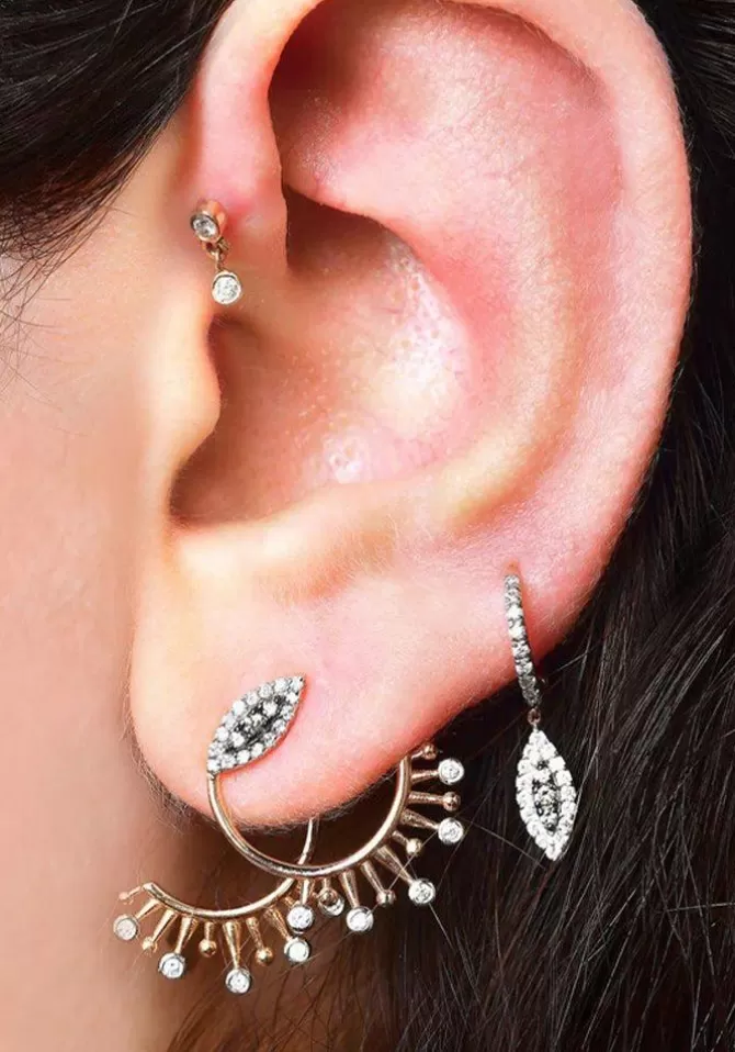 Kismet By Milka Boucles D'Oreille 10th Eye Eternal Round Online