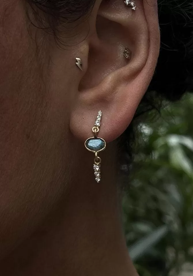 Hanka Ïn Boucles D'Oreilles Berry Labradorite Store