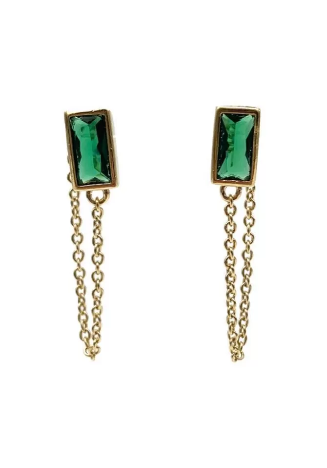 Maison Baika Boucles D'Oreilles Cowper Vertes Best Sale