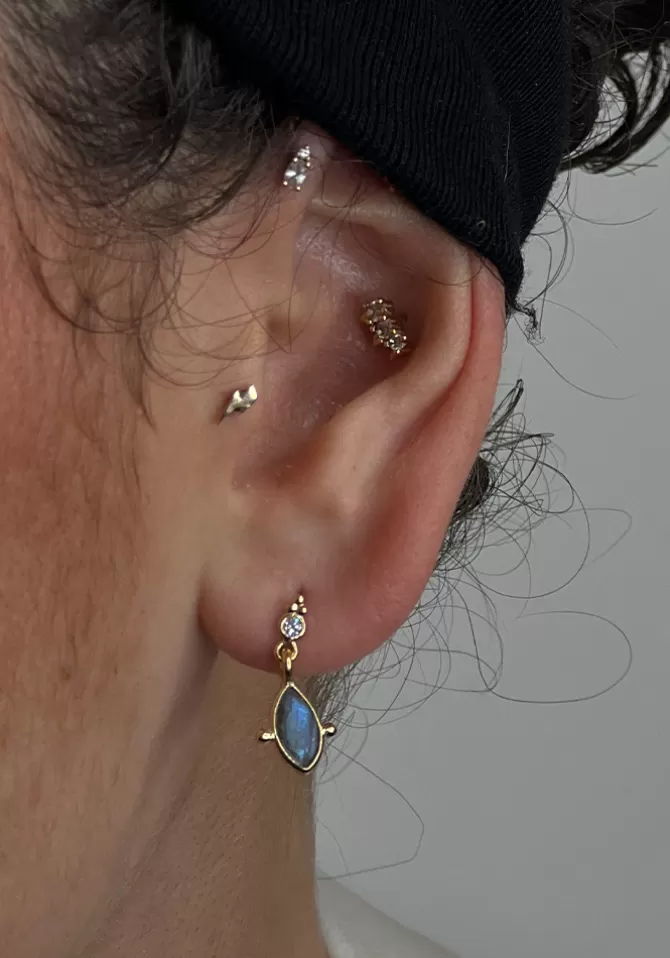 Hanka Ïn Boucles D'Oreilles Gigi Labradorite Discount