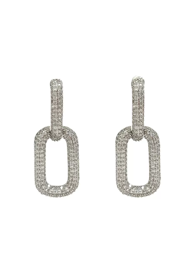 Maison Baika Boucles D'Oreilles Hailey Argentées New