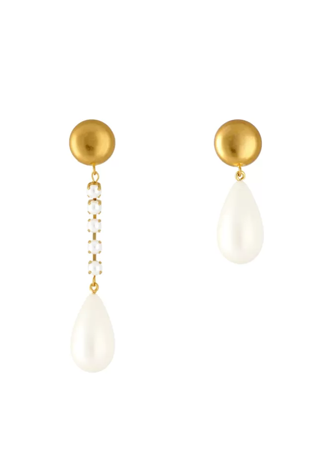 Vanessa Baroni Boucles D'Oreilles Irregular Pearl Flash Sale