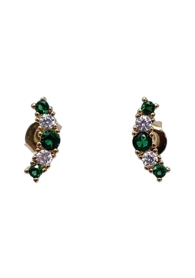 Maison Baika Boucles D'Oreilles Jonah Vertes Cheap