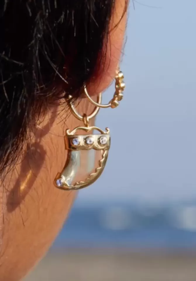 Dorothée Sausset Boucles D'Oreilles Mini Shere Khan 2 Sale