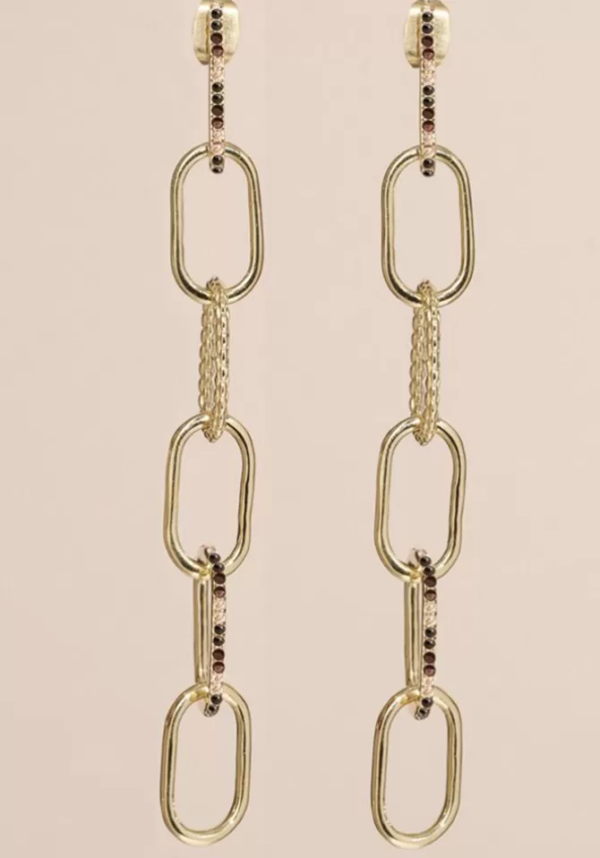 Be Maad Boucles D'Oreilles Rheya Onyx Noir Best