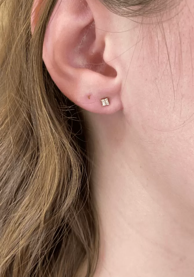 Hanka Ïn Boucles D'Oreilles Stay Pic Losange Best Sale