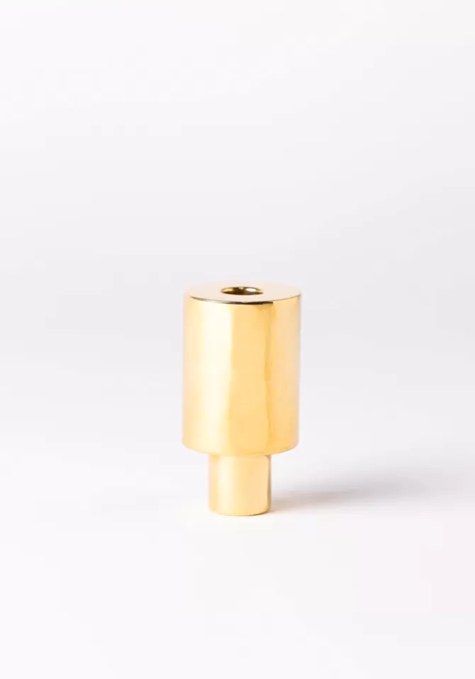 That Skinny Bitch Bougeoir Tube Laiton Doré New