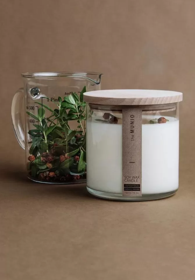 The Munio Bougie 2 Mèches Ashberries & Bilberry Leaves Sale