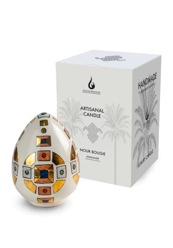 Blush Sélection Décoration Bougie Cléopatra Oeuf Petit Modèle Oud Discount