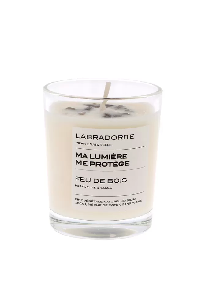 Life On Venus Bougie "Ma Lumière Me Protège" Labradorite Petit Modèle Store