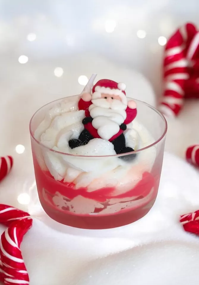 Blush Sélection Décoration Bougie Mini Pomme D'Amour Père Noël Cheap