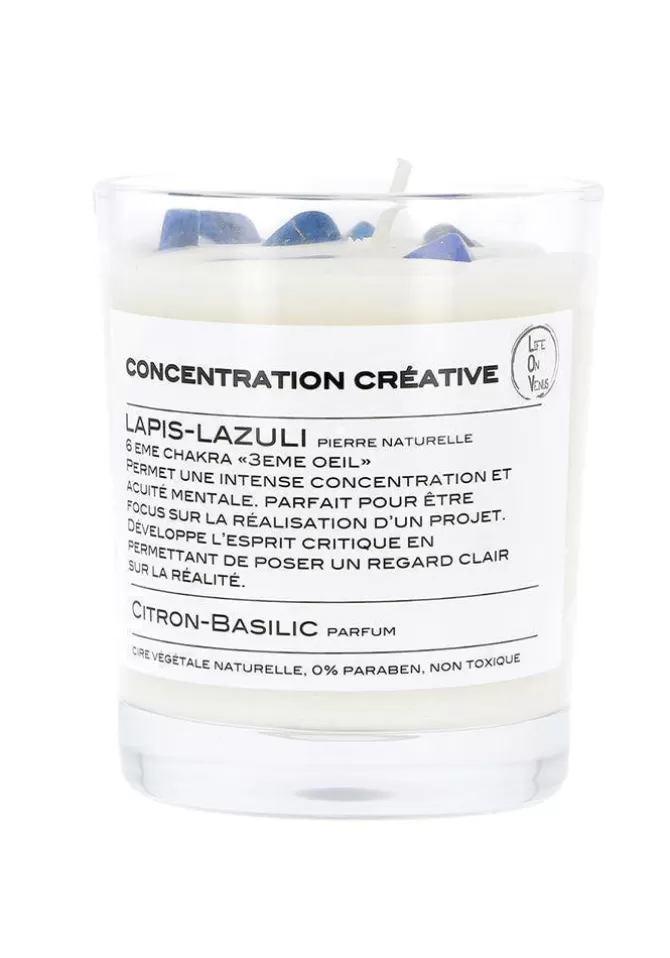 Life On Venus Bougie Parfumée "Concentration Créative" Lapis Shop
