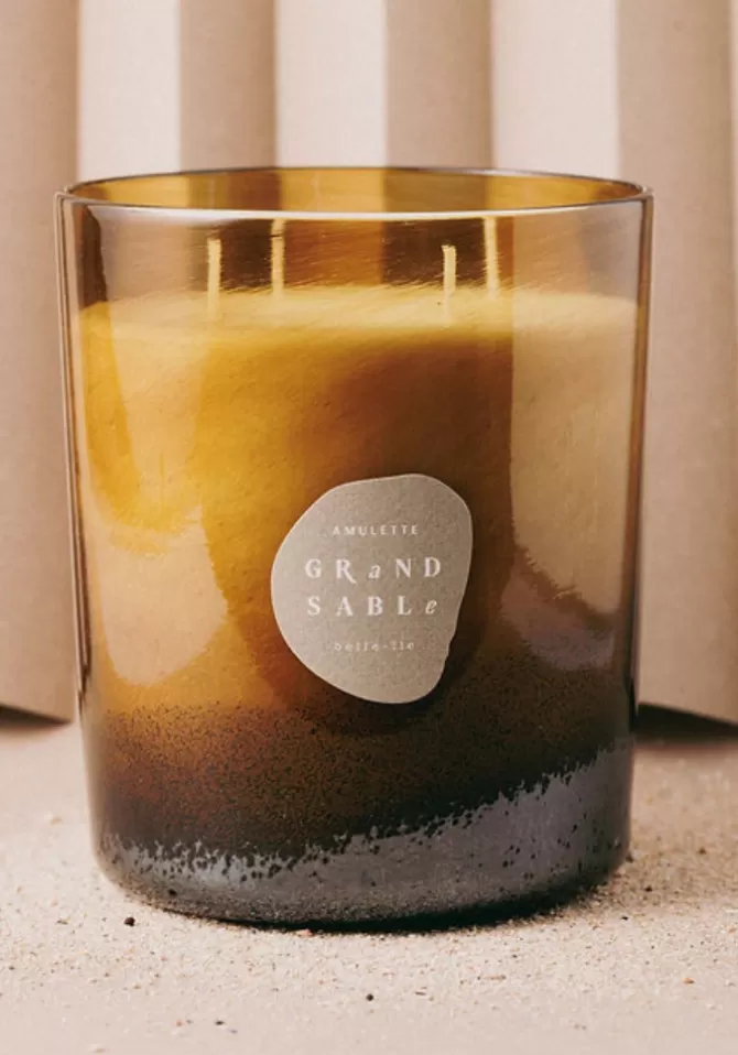 Grand Sable Bougie Parfumée Géante Amulette Store