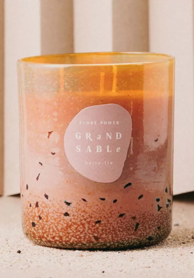 Grand Sable Bougie Parfumée Géante Flore Power Best Sale