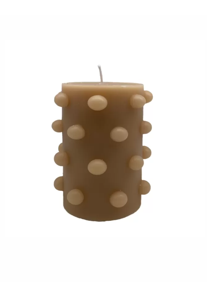 Blush Sélection Décoration Bougie Pillar Beige Outlet
