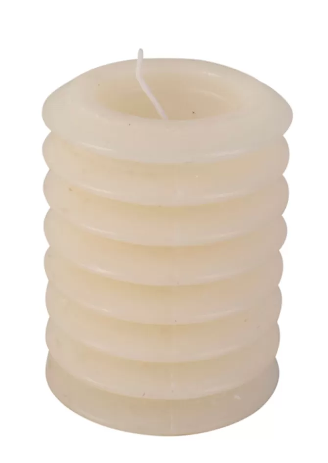 Blush Sélection Décoration Bougie « Pillar Layered Circles » Noir Cheap