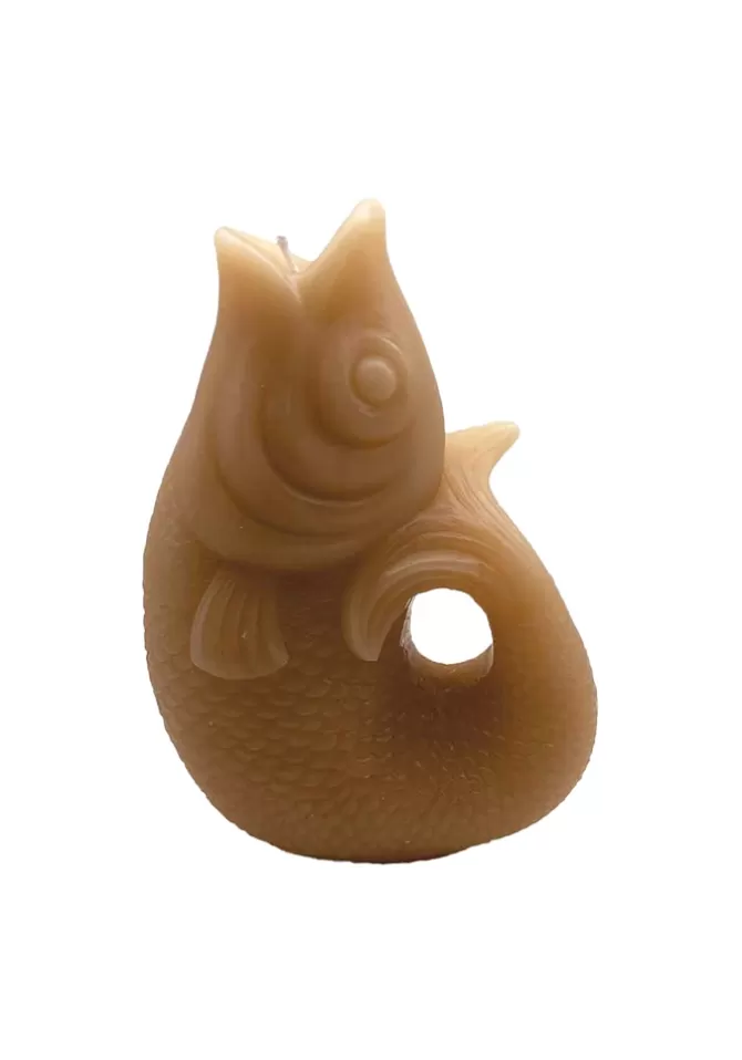Blush Sélection Décoration Bougie Poisson Grand Modèle Beige Outlet