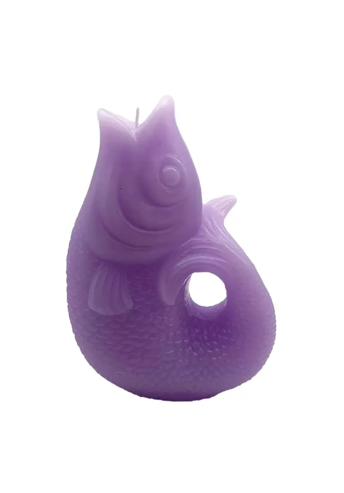 Blush Sélection Décoration Bougie Poisson Grand Modèle Lilas Hot