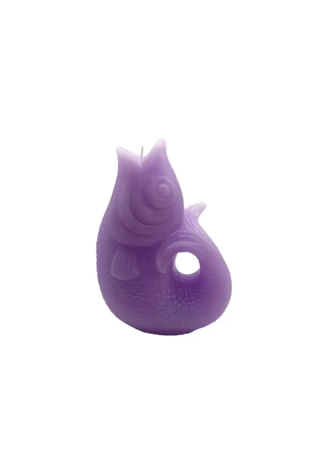 Blush Sélection Décoration Bougie Poisson Petit Modèle Lilas Clearance