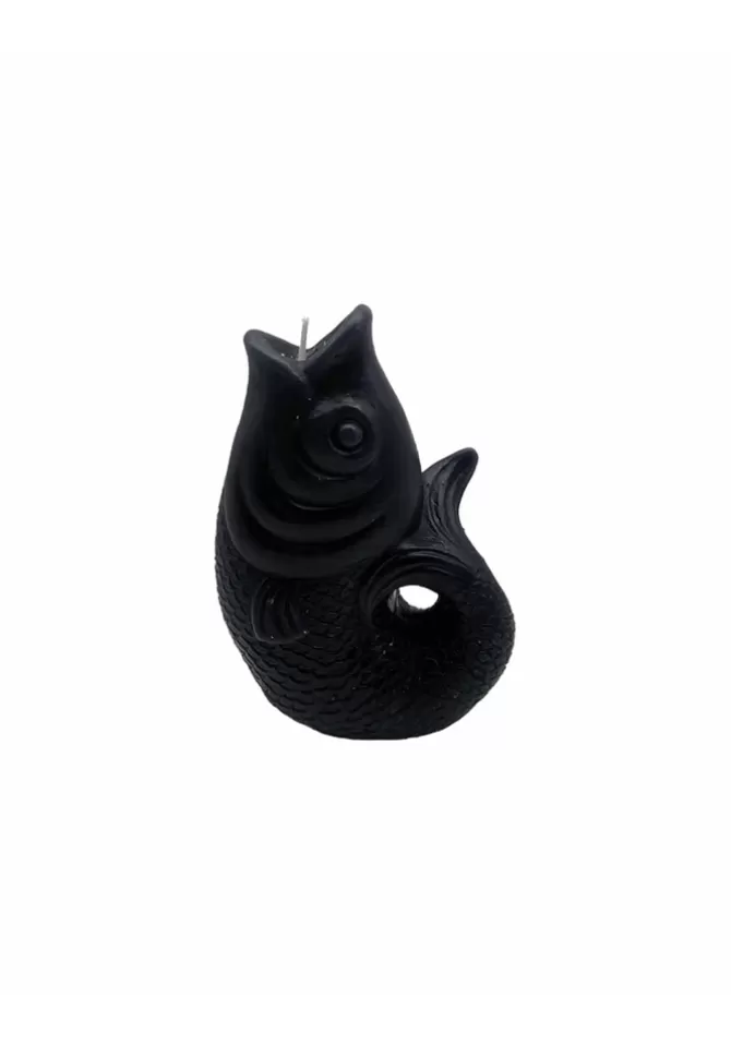 Blush Sélection Décoration Bougie Poisson Petit Modèle Noir Clearance