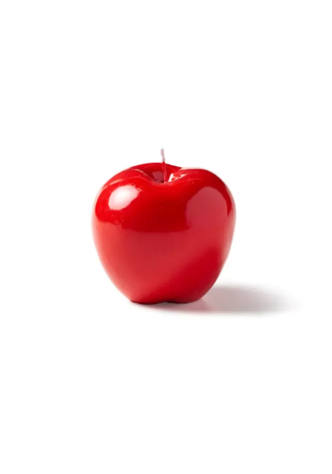 Bitossi Ceramiche Bougie Pomme Rouge Sale