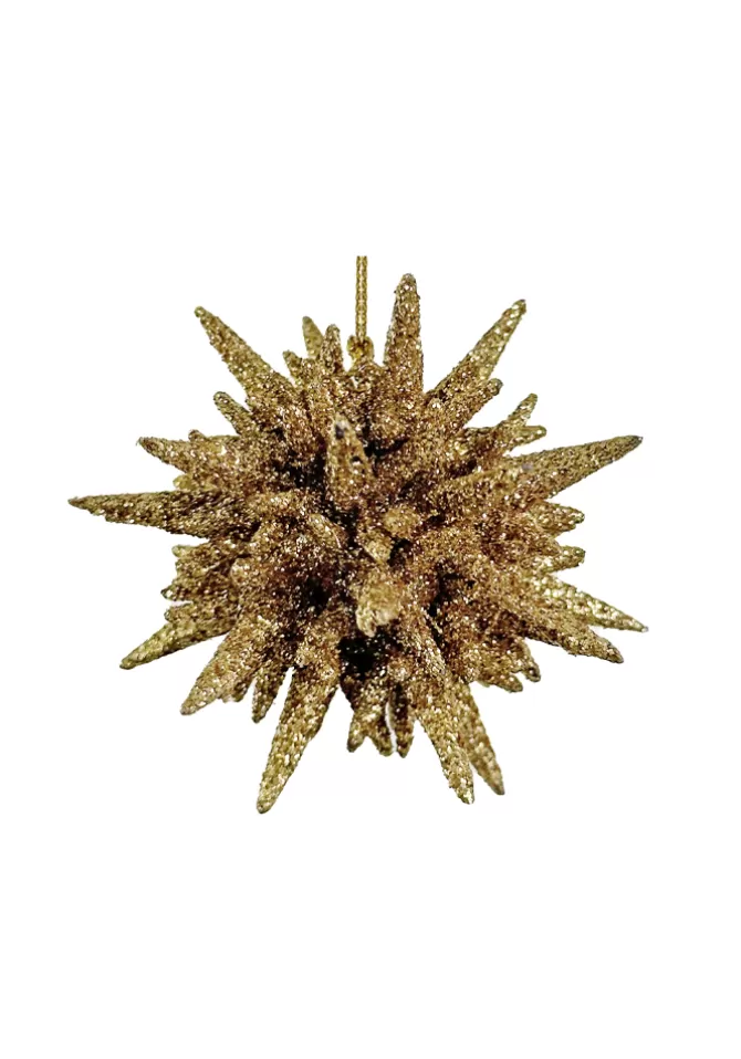 Blush Sélection Décoration Boule De Noel Étoile Paillettes Dorées Sale