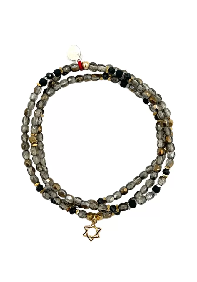 Têtes Blondes Bracelet 3 Tours Ou Collier Magen Gold X Blush Hot