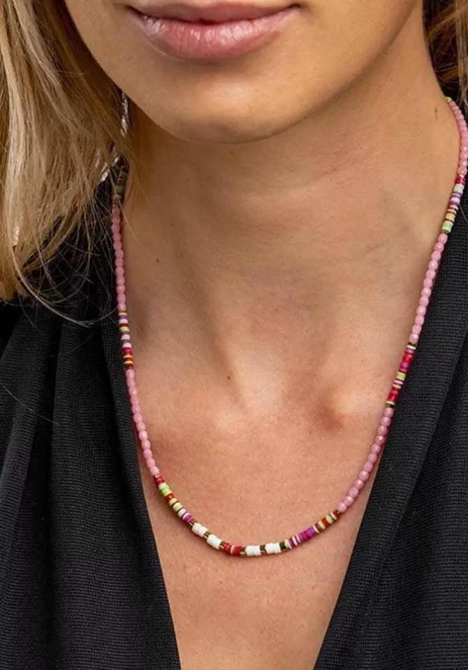 Têtes Blondes Bracelet 3 Tours Roma Néon Rose Clair Flash Sale