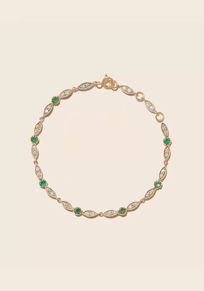Pascale Monvoisin Bracelet Ava Emeraude Online