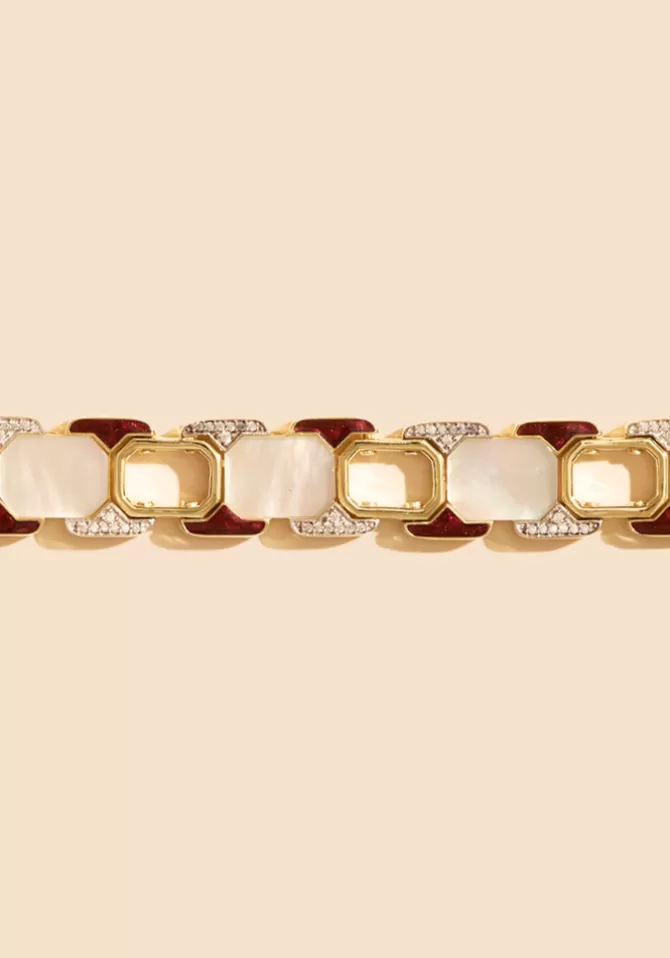 Be Maad Bracelet Berry Nacre Flash Sale