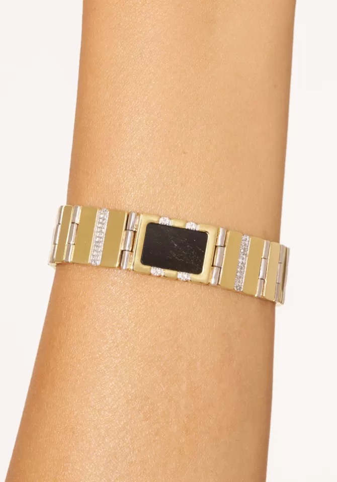 Be Maad Bracelet Bianca Obsidienne Best