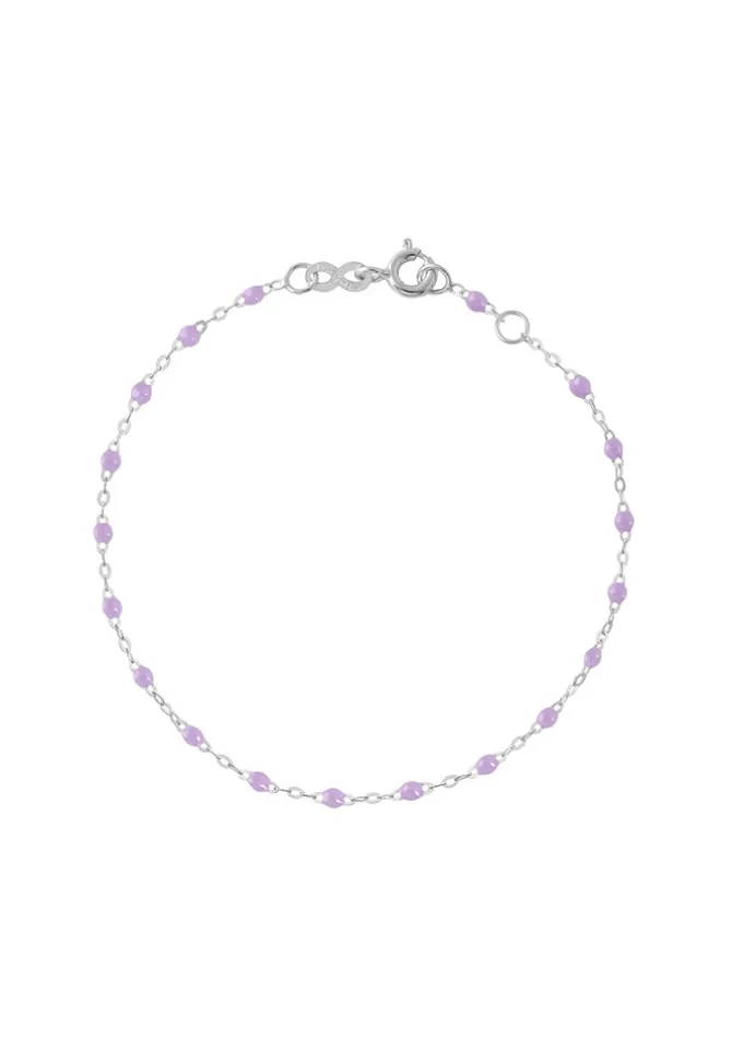 Gigi Clozeau Bracelet Classique Gigi Or Blanc Et Résines Parme 15cm Sale