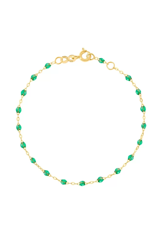 Gigi Clozeau Bracelet Classique Gigi Or Jaune Et Résines Menthe 17cm Fashion