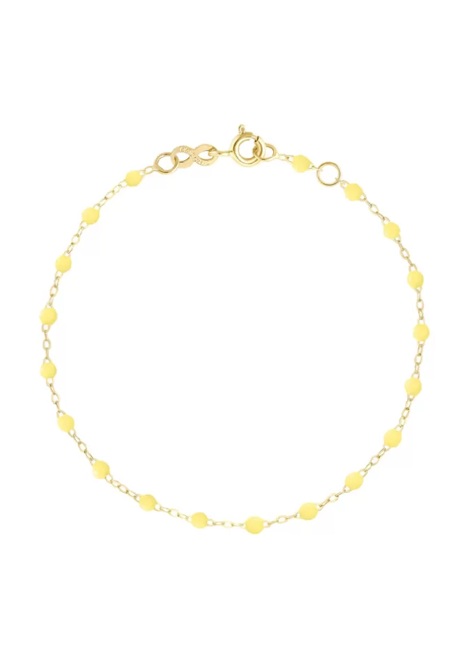 Gigi Clozeau Bracelet Classique Gigi Or Jaune Et Résines Mimosa 17cm New
