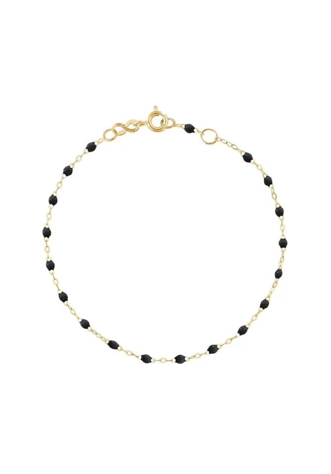 Gigi Clozeau Bracelet Classique Gigi Or Jaune Et Résines Noir 15cm Cheap