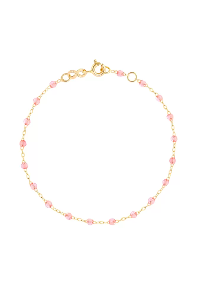 Gigi Clozeau Bracelet Classique Gigi Or Jaune Résines Rosée 17cm Discount