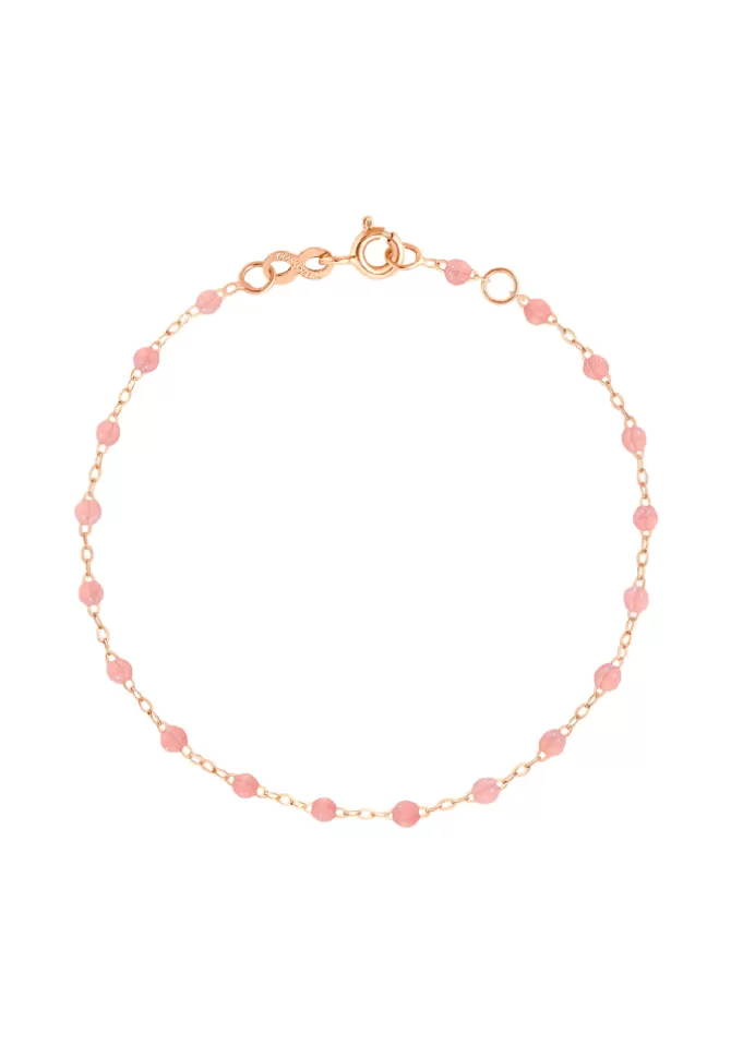 Gigi Clozeau Bracelet Classique Gigi Or Rose Et Résines Blush 17cm Cheap