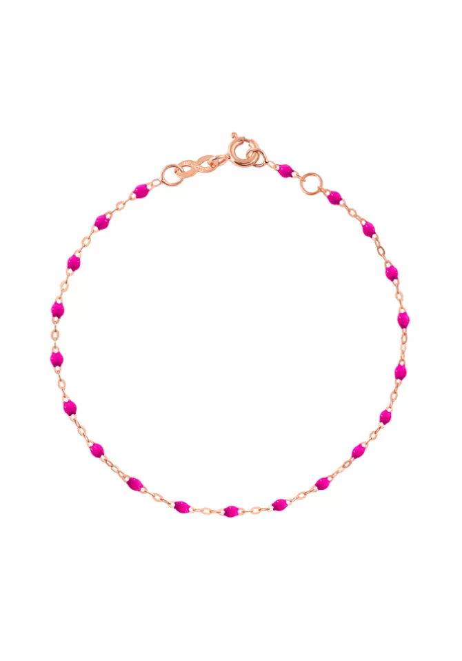 Gigi Clozeau Bracelet Classique Gigi Or Rose Et Résines Bonbon 17cm Store