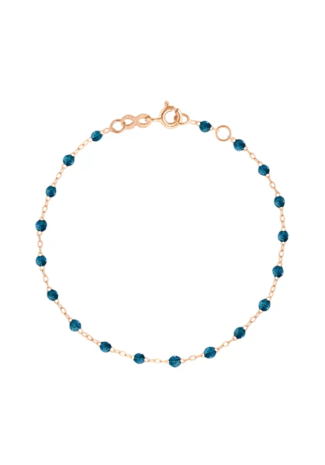 Gigi Clozeau Bracelet Classique Gigi Or Rose Et Résines Jungle 17cm Hot