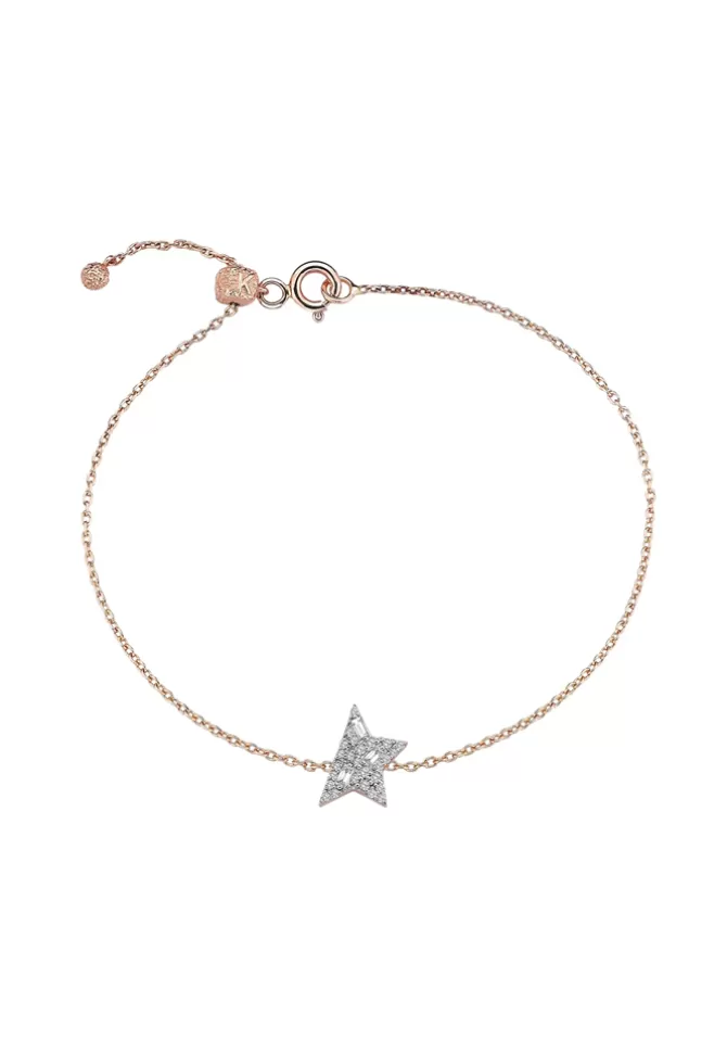 Kismet By Milka Bracelet Comet Or Rose 18 Carats Cheap