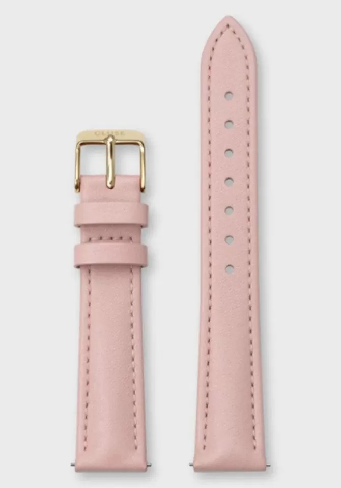 Cluse Bracelet De Montre Cuir Lisse Rose Clearance
